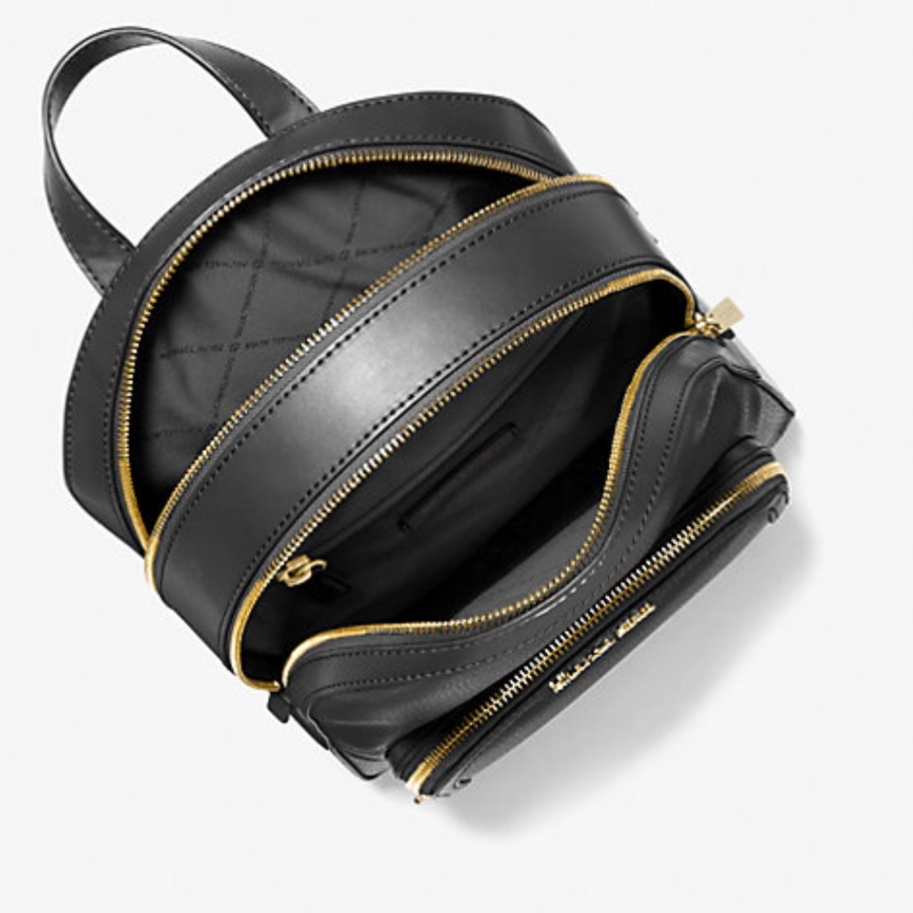 Michael Kors Jaycee Medium Pebbled Leather Backpack. Sz: M - Picture 2 of 8
